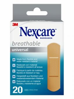 Nexcare Universal Breathable 19mmx72mm 20 apósitos