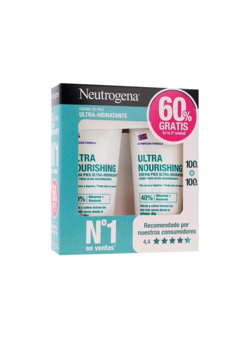 Neutrogena Ultra-Hidratante Crema Pies Duplo