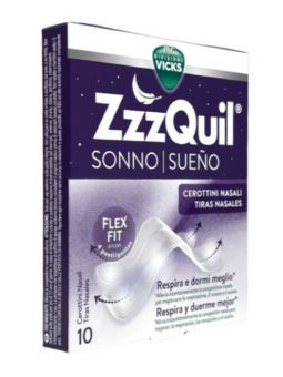 ZzzQuil Sueño Tiras Nasales 10 unidades